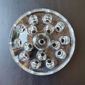 Glass Frog for flower arrangements - 3.5 inch diameter